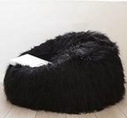Bean Bag Sofa Chair for Home - Fur Cover, 85x110cm, No Filling, view 4