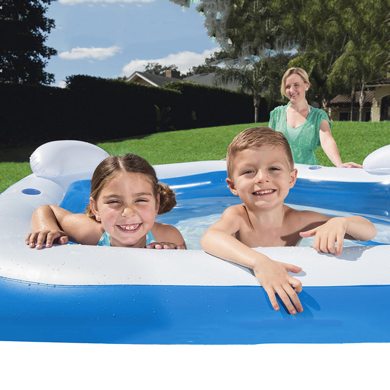 Ladies Inflatable Relaxation Bathtub - Ergonomic Support, Indoor Outdoor Use