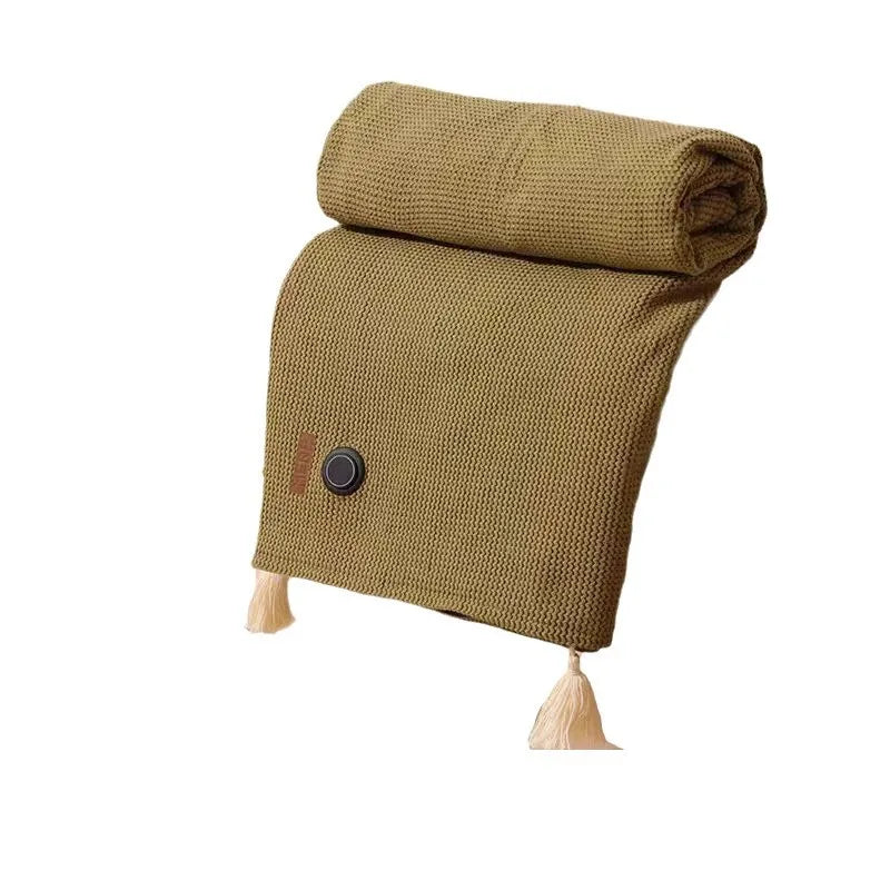Rechargeable USB Travel Heating Blanket - 150x80cm, Non-Woven Fabric, view 6