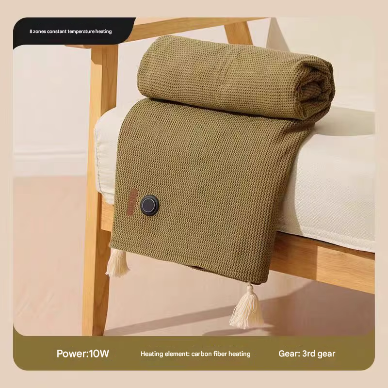 Rechargeable USB Travel Heating Blanket - 150x80cm, Non-Woven Fabric