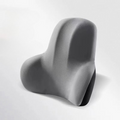 Ergonomic Memory Foam Lumbar Support Pillow - Breathable Velvet, 42.8x34cm