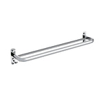 Chrome Bathroom Hardware Set Stainless Steel - Towel Rail, Hooks, Shelf, view 40