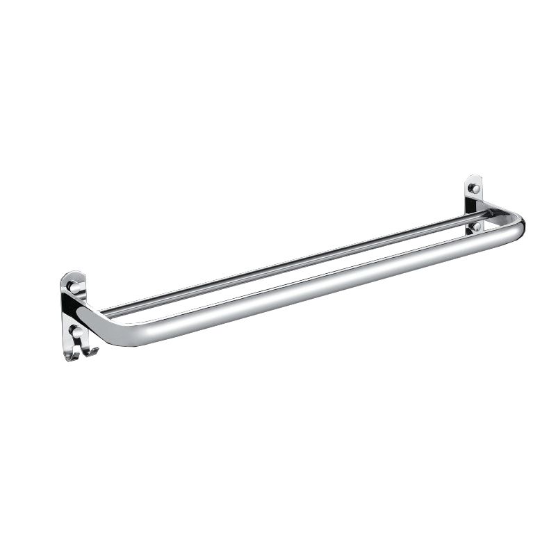 Chrome Bathroom Hardware Set Stainless Steel - Towel Rail, Hooks, Shelf, view 40