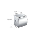 Chrome Bathroom Hardware Set Stainless Steel - Towel Rail, Hooks, Shelf, view 54