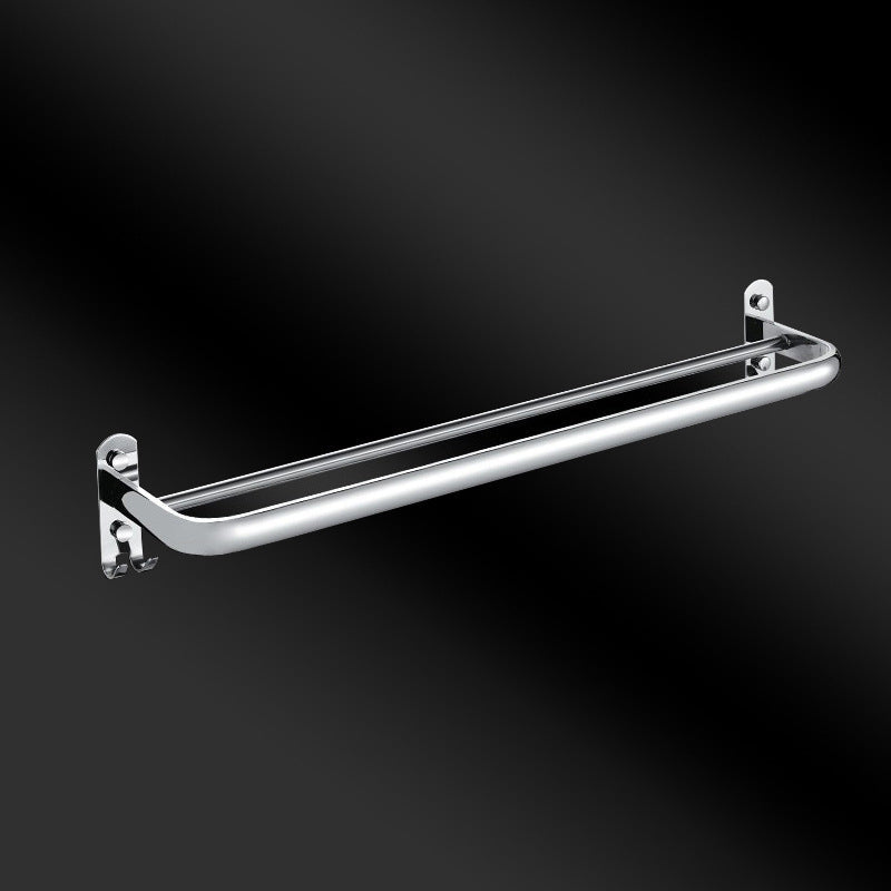 Chrome Bathroom Hardware Set Stainless Steel - Towel Rail, Hooks, Shelf, view 63