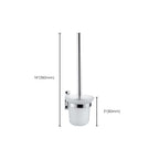 Chrome Bathroom Hardware Set Stainless Steel - Towel Rail, Hooks, Shelf, view 71