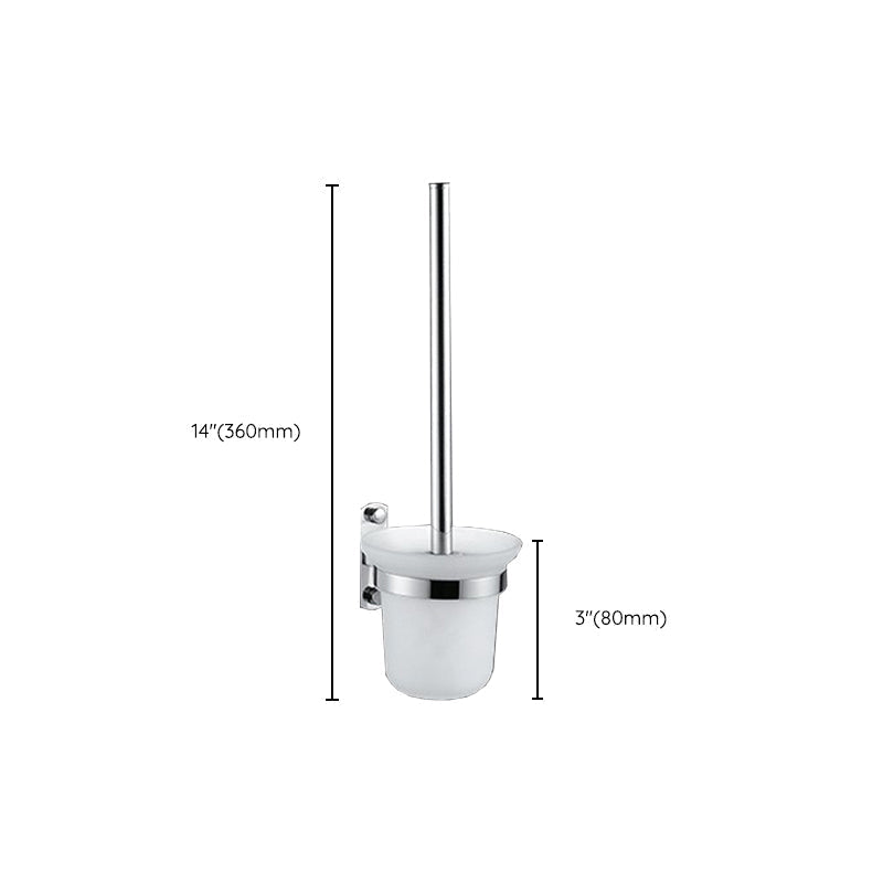 Chrome Bathroom Hardware Set Stainless Steel - Towel Rail, Hooks, Shelf, view 9