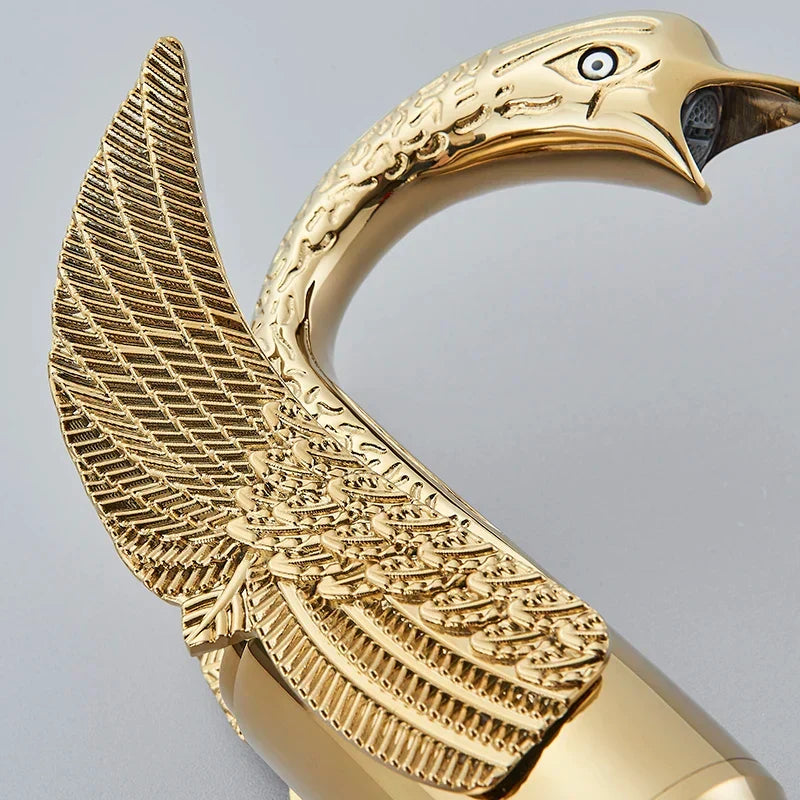 Golden Swan Single Handle Basin Faucet for Bathroom - Ceramic Valve, view 5