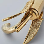 Golden Swan Single Handle Basin Faucet for Bathroom - Ceramic Valve, view 6