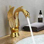 Golden Swan Single Handle Basin Faucet for Bathroom - Ceramic Valve, view 8