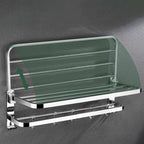 Contemporary Bathroom Accessory Set - Chrome-Plated Stainless Steel, view 13