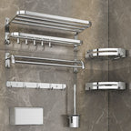 Contemporary Bathroom Accessory Set - Chrome-Plated Stainless Steel, view 15