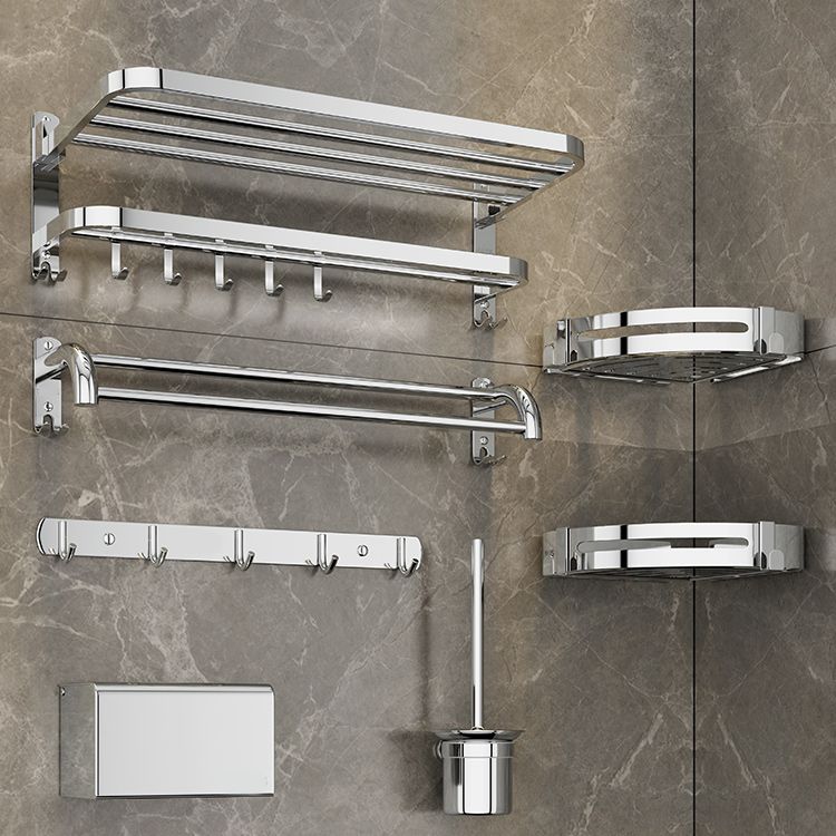 Contemporary Bathroom Accessory Set - Chrome-Plated Stainless Steel, view 15