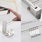 Contemporary Bathroom Accessory Set - Chrome-Plated Stainless Steel, view 17