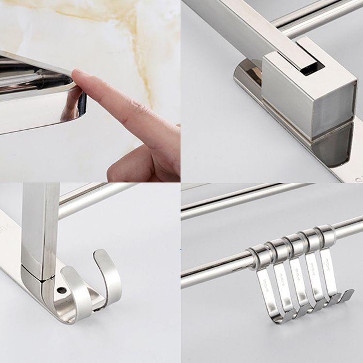 Contemporary Bathroom Accessory Set - Chrome-Plated Stainless Steel, view 17