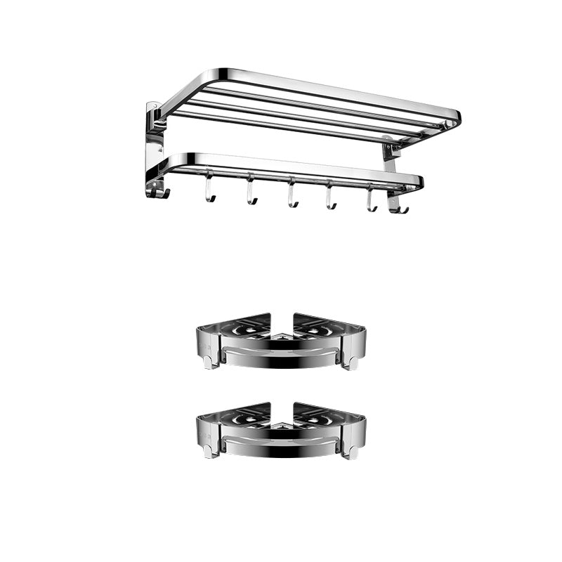 Contemporary Bathroom Accessory Set - Chrome-Plated Stainless Steel, view 21