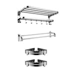 Contemporary Bathroom Accessory Set - Chrome-Plated Stainless Steel, view 23
