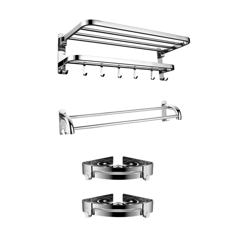 Contemporary Bathroom Accessory Set - Chrome-Plated Stainless Steel, view 23
