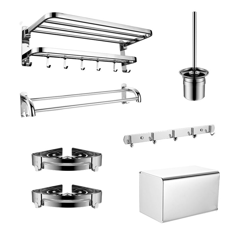 Contemporary Bathroom Accessory Set - Chrome-Plated Stainless Steel, view 29
