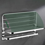 Contemporary Bathroom Accessory Set - Chrome-Plated Stainless Steel, view 33