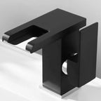 Contemporary Square Vessel Faucet for Bathroom - LED Waterfall Spout, Copper, view 17