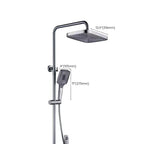 Modern Adjustable Swivel Shower Head for Bathroom - Dual Spray, Metal, view 17