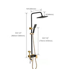 Modern Adjustable Swivel Shower Head for Bathroom - Dual Spray, Metal, view 3