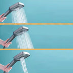 Modern Adjustable Swivel Shower Head for Bathroom - Dual Spray, Metal, view 31