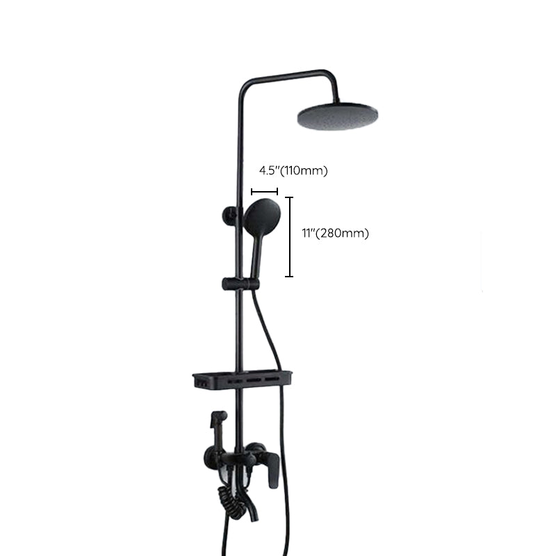 Modern Adjustable Swivel Shower Head for Bathroom - Dual Spray, Metal, view 33