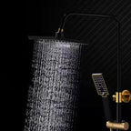 Modern Adjustable Swivel Shower Head for Bathroom - Dual Spray, Metal, view 42