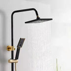 Modern Adjustable Swivel Shower Head for Bathroom - Dual Spray, Metal, view 47