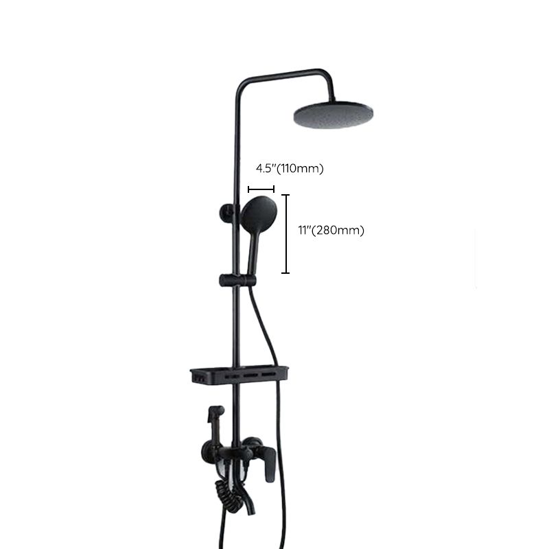 Modern Adjustable Swivel Shower Head for Bathroom - Dual Spray, Metal, view 58
