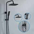 Modern Adjustable Swivel Shower Head for Bathroom - Dual Spray, Metal, view 59