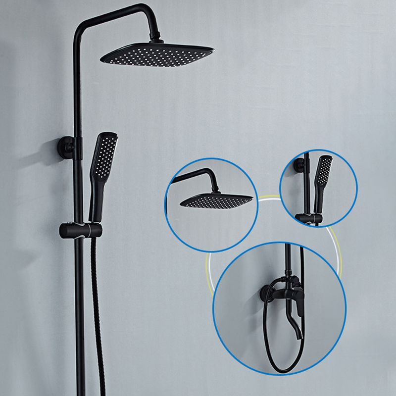 Modern Adjustable Swivel Shower Head for Bathroom - Dual Spray, Metal, view 59