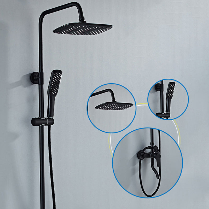 Modern Adjustable Swivel Shower Head for Bathroom - Dual Spray, Metal, view 61