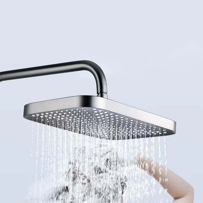 Modern Adjustable Swivel Shower Head for Bathroom - Dual Spray, Metal, view 62