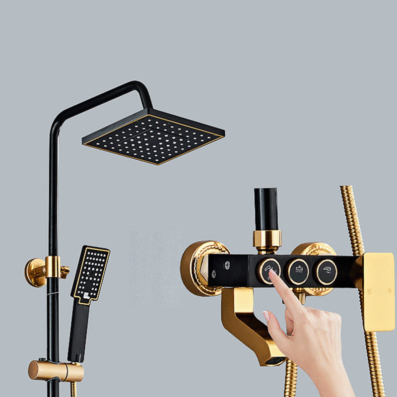 Modern Adjustable Swivel Shower Head for Bathroom - Dual Spray, Metal, view 73