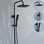 Modern Adjustable Swivel Shower Head for Bathroom - Dual Spray, Metal