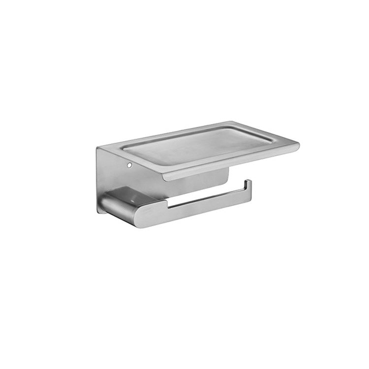 5-Piece Modern Bathroom Accessory Set Stainless Steel - Towel Rail, Robe Hooks, view 20