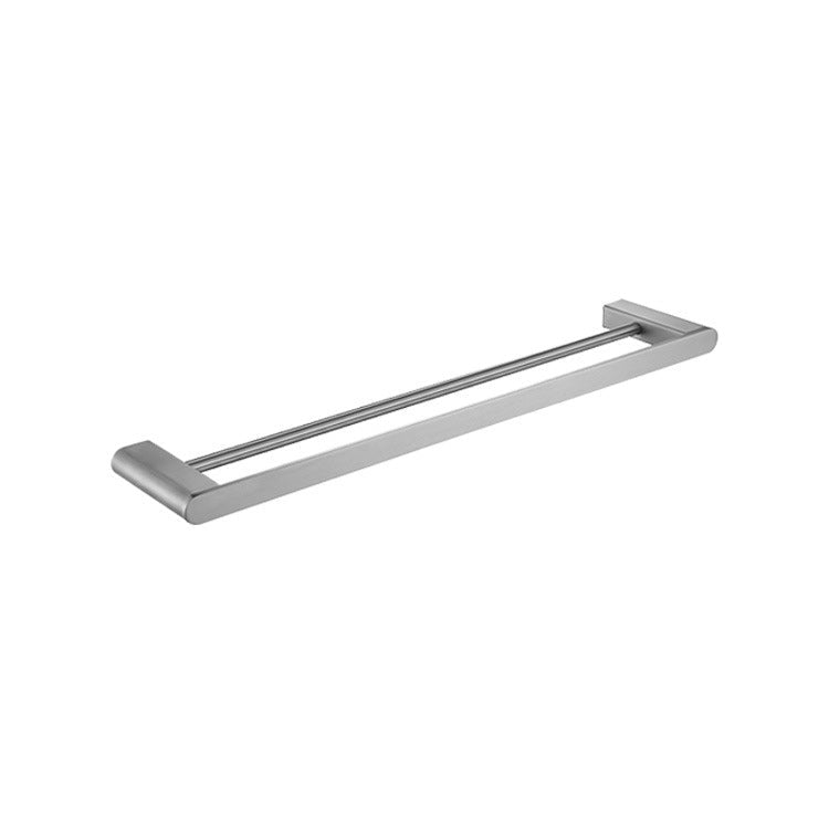 5-Piece Modern Bathroom Accessory Set Stainless Steel - Towel Rail, Robe Hooks, view 22