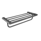 5-Piece Modern Bathroom Accessory Set Stainless Steel - Towel Rail, Robe Hooks, view 40