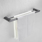 5-Piece Modern Bathroom Accessory Set Stainless Steel - Towel Rail, Robe Hooks, view 43