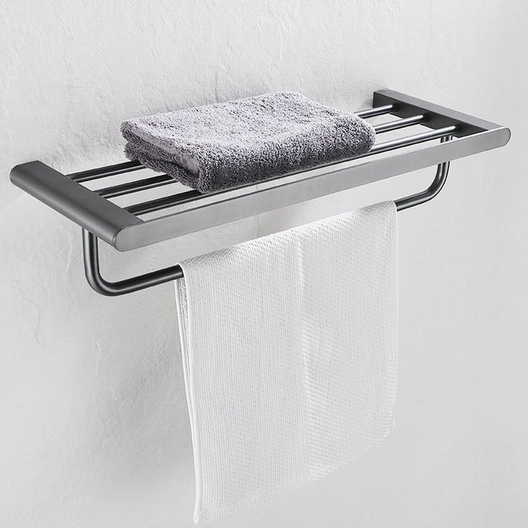 5-Piece Modern Bathroom Accessory Set Stainless Steel - Towel Rail, Robe Hooks, view 44