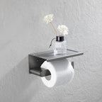 5-Piece Modern Bathroom Accessory Set Stainless Steel - Towel Rail, Robe Hooks, view 45