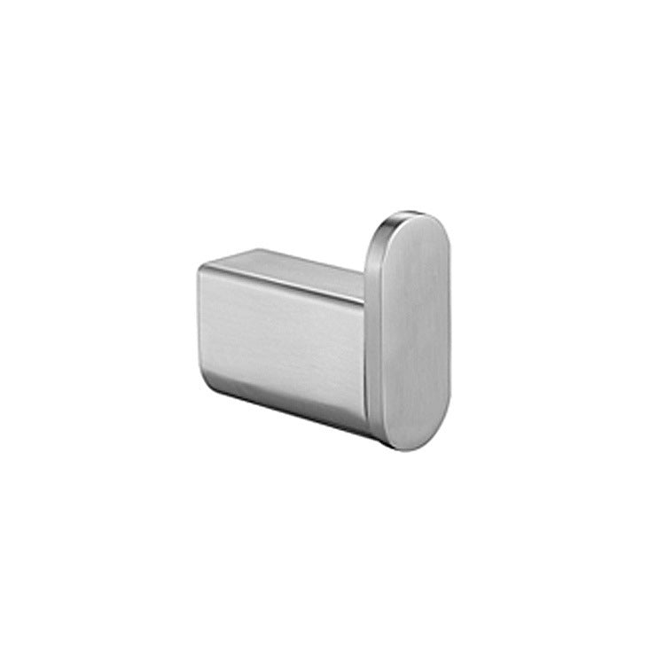 5-Piece Modern Bathroom Accessory Set Stainless Steel - Towel Rail, Robe Hooks