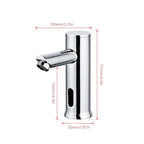 Automatic Infrared Sensor Tap for Kitchen or Bathroom - Brass Chrome Finish, view 3