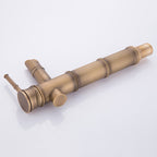 Country House Vessel Sink Faucet - Brass Copper, Waterfall Spout, Lever Handle, view 28