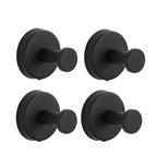 Bathroom Towel Holder Utility Shower Hooks - Stainless Steel, Black or Silver, view 15