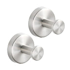Bathroom Towel Holder Utility Shower Hooks - Stainless Steel, Black or Silver, view 17