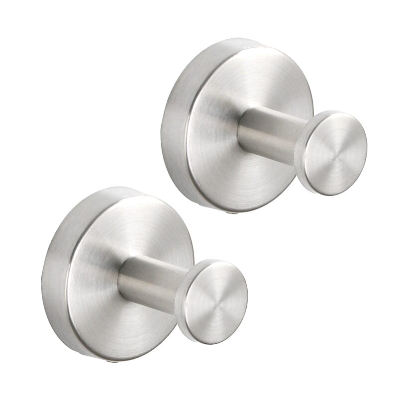 Bathroom Towel Holder Utility Shower Hooks - Stainless Steel, Black or Silver, view 17